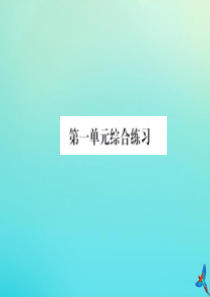 四年级数学下册 第一单元 小数的意义和加减法综合练习习题课件 北师大版