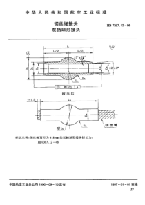 HB 7387.12-1996 钢丝绳接头 双柄球形接头