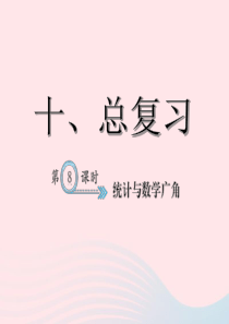 四年级数学下册 10 总复习 统计与数学广角习题课件 新人教版