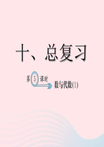 四年级数学下册 10 总复习 数与代数(１)习题课件 新人教版