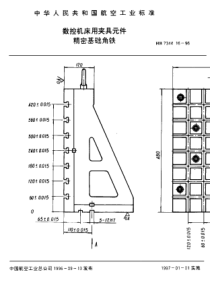 HB 7344.16-1996 数控机床用夹具元件 精密基础角铁