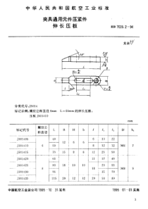 HB 7028.2-1994 夹具通用元件压紧件 伸长压板