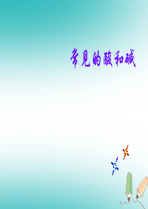 陕西省安康市石泉县池河镇九年级化学下册 第八章 常见的酸、碱、盐 8.2 常见的酸和碱（2）课件 （