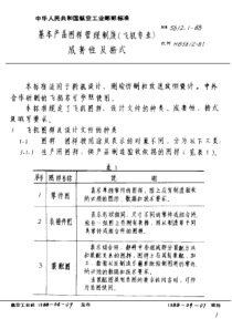 HB 5612.1-1988 基本产品图样管理制度(飞机专业) 成套性及格式