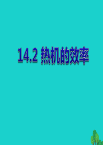 山东省临朐县九年级物理全册 14.2热机的效率课件2（新版）新人教版