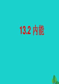 山东省临朐县九年级物理全册 13.2内能课件3（新版）新人教版