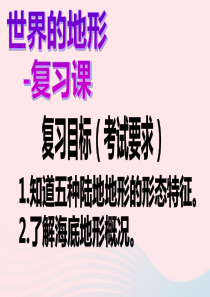 山东省临朐县2018中考地理 等高线地形图判读复习课件