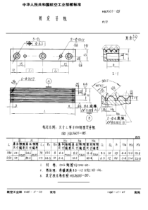 HB 3601-1985 固定导轨