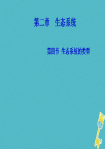 山东省惠民县八年级生物下册 6.2.4《生态系统的类型》课件 （新版）济南版