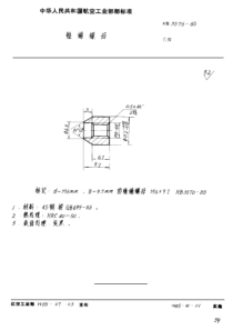 HB 3576-1985 锥端螺母