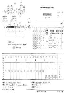 HB 3515-1985 通孔用直柄机用铰刀