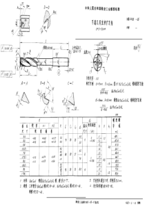 HB 3483-1985 不通孔直柄扩孔钻