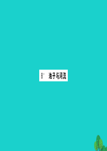 三年级语文下册 第二单元 8 池子与河流课件 新人教版