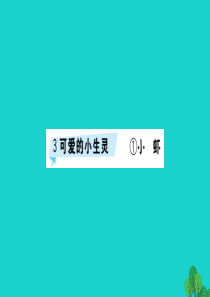 三年级语文下册 3《可爱的小生灵》小虾预习课件 北师大版