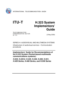 ITU-T H.Imp323   Implementors’ Guide for Recommend