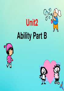 三年级英语下册 Unit 2 Ability Part B课件1 闽教版（三起）