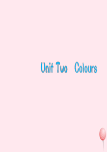 三年级英语上册 Unit 2 Colours Part B第2课时习题课件 人教PEP