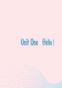 三年级英语上册 Unit 1 Hello Part A第2课时习题课件 人教PEP