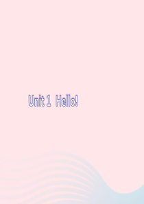 三年级英语上册 Unit 1 Hello Part A（第3课时）课件 人教PEP版