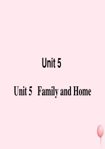 七年级英语上册 Unit 5 Family and Home Lesson 30 Grandmas 