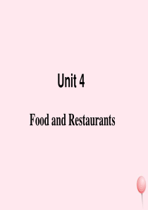 七年级英语上册 Unit 4 Food and Restaurants Lesson 23 The 