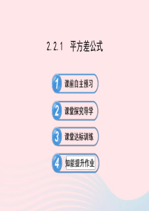 七年级数学下册 第2章 整式的乘法 2.2 乘法公式 2.2.1平方差公式习题课件 （新版）湘教版