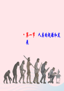 七年级生物下册 4.1.1 人类的起源和发展课件1 （新版）新人教版