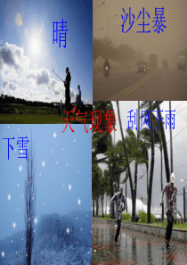 七年级地理上册 4.1《天气和气候》课件2 （新版）湘教版