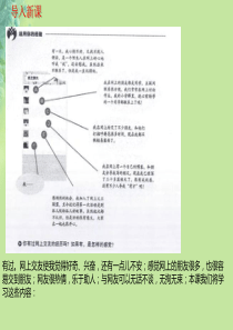 七年级道德与法治上册 第二单元 友谊的天空 第五课 交友的智慧 第2框 网上交友新时空课件 新人教版