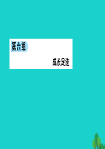 六年级语文下册 第六组《成长足迹》预习课件 新人教版