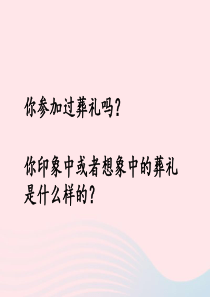 六年级语文上册 第三单元 15《 为我不能举行葬礼》优培课件 冀教版