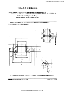 GB 9116.24-88 PN 15.0MPa(150 bar) 环连接面带颈平焊钢制管法兰