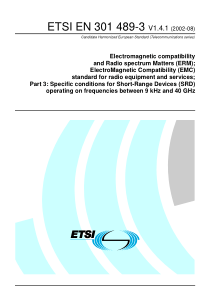 ETSI EN 301 908-3 V2.2.1Electromagnetic compatibil