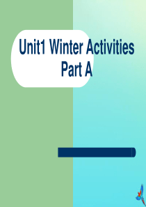 六年级英语下册 Unit 1 Winter Activities Part A课件3 闽教版（三起）