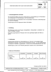 VDA237-101-1996Prüfverfahren für Folien und Kunstl