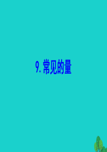 六年级数学下册 总复习 数与代数 9 常见的量课件 北师大版