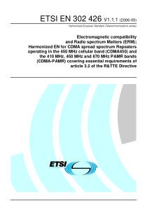 ETSI EN 302 426 V1.1.1 (2006-09) Electromagnetic c