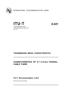 ITU-T G.621 (11 1988) (英) Characteristics of 0.7 2