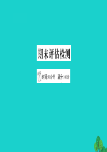 六年级数学下册 期末评估检测课件 青岛版六三制