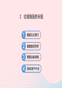 六年级数学下册 第五章 基本平面图形 2比较线段的长短课件 鲁教版五四制