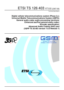 ETSI TS 126 403 V7.0.0 (2007-06) Digital cellular 