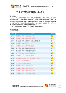 华润汇市外汇分析策略[06-01]FOREX