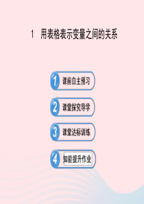 六年级数学下册 第九章 变量之间的关系 1用表格表示变量之间的关系课件 鲁教版五四制