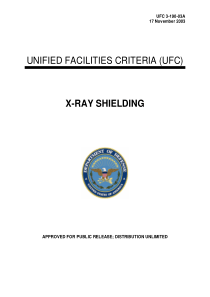 UFC 3-190-03A X-Ray Shielding