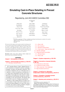 ACI 550.1R-01 Emulating Cast-in-Place Detailing in