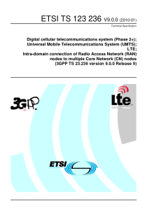 ETSI TS 123 236 V9.0.0 (2010-01) Digital cellular 