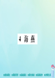 九年级语文下册 第一单元 4《海燕》巩固训练课件 新人教版