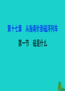 九年级物理全册 17.1磁是什么习题课件 （新版）沪科版