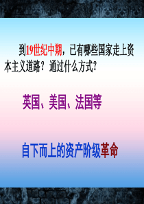 九年级历史下册 第1单元 殖民地人民的反抗与资本主义制度的扩展 第2课 俄国的改革课件2 新人教版