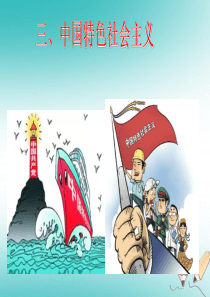 九年级道德与法治上册 第一单元 认识国情 爱我中华 1.1 感知祖国发展的脉动 第3框 建设中国特色